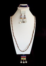 AUTHENTIC Handmade African Maasai Beaded Jewelry: Necklace Earrings Bracelet