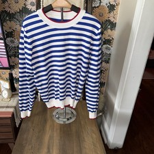 womens striped sweaters size xl