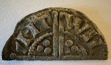 Henry III Silver Long Cross Cut Halfpenny Medieval Hammered Coin 0.72g (A78)