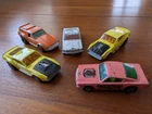 Vintage Matchbox Ford Mustang models, #8 44 Boss 8 Wildcat dragster 33 Vantastic