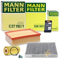 Mann-Filter Inspektionspaket Filtersatz A FÜR Audi A4 B7 8E 1.9 2.0 TDI 04-08
