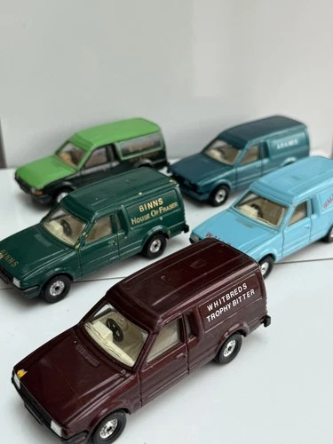 Code 3 Corgi Toys Vintage advert Ford Escort Van Car Model walls Binns Aramis