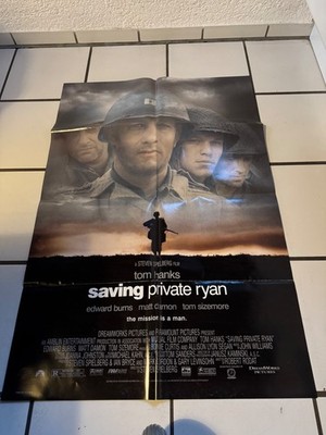 Movie Poster Saving Private Ryan 1998 Original US Tom Hanks Matt Damon 