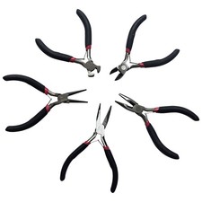 5pcs Jewelers Pliers Set Jewelry Making Beading Wire Wrapping Hand Tool