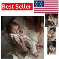 Lifelike 20-Inch Reborn Baby Girl Doll - Full Body Silicone, Anatomically Cor...