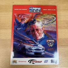 Nascar Pepsi 400 Michigan Speedway August 16 1998 Program Red Paper