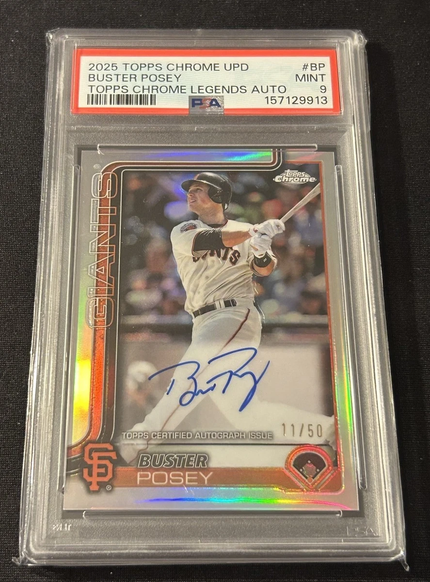 Buster Posey Baseball Serial Numbered Sports Trading Cards