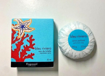 No shipping to USA Fragonard Women BLEU RIVIERA, EDT 50 ml/1.7 fl.oz soap 3.5 oz