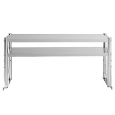 Stainless Steel Commercial Double Overshelf 30/36/48/60" x 12" for Prep Table