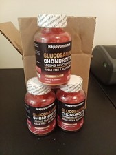 3 Bottles of glucosamine chondroitin 1500mg Exp9/26