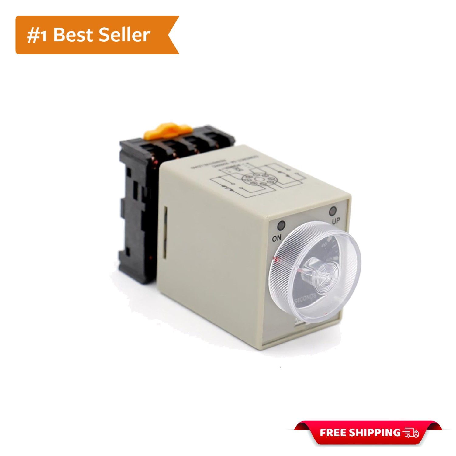 8-Pin AC 110V Time Delay Relay - Reliable 60S Solid State Timer for Automation