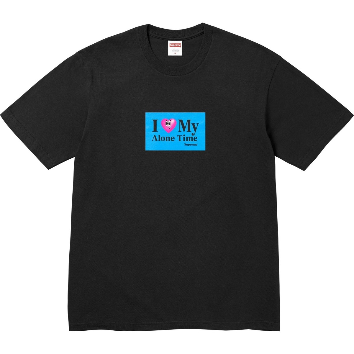 Supreme Alone Time Tee Purple Brown Black White Blue 5colors 26SS