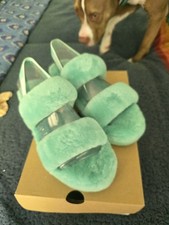 NIB UGG OH YEAH SANDALS MINT GREEN SZ 10M