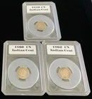 “Three”, Great Date - Copper Nickel Indian Head Pennies (1859, 1860, And 1862) +