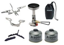 SOTO WindMaster SOD-310 Supporto 4 Gambe Stabilizzatore Potenza Gas 250 x2 Confezione