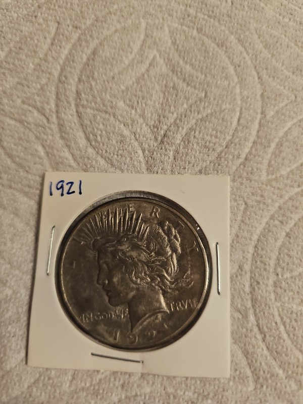 1921 Peace Dollar Key Date 90% Silver XF/AU Raw Better Date US Coin