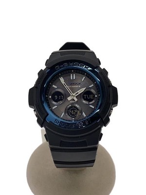 CASIO Quartz Watch Digital Analog Rubber BLK AWG M100A 1AER