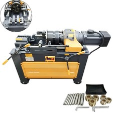 220V 3PH 3KW Steel Bar Straight Thread Round Steel Bar Rolling Machine 0.6"-1.6"