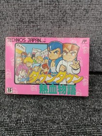 Famicom Software Model Number Downtown Nekketsu Monogatari Technos Japan FJ922