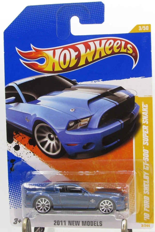 HOT WHEELS 2011 NEW MODELS SERIES 10 FORD SHELBY GT500 SUPER SNAKE - Image 3 of 4
