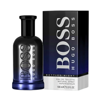 Boss Bottled Night by Hugo Boss 3.3 oz / 100 mL EDT Cologne for Men New In Box