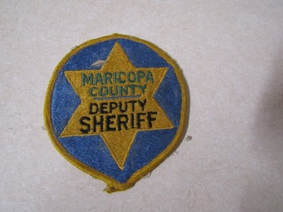 PATCH LAW ENFORCEMENT MUCH OLDER MARICOPIA COUNTY DEPUTY SHERIFF
