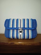 Pochette Artigianale Cucita All'uncinetto