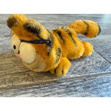 Garfield Plush Toy Small Vintage 1981 Lying Down Cat Plushie Stuffed Animal Cat