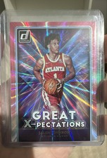 2021-22 Panini Donruss - Great X-Pectations Jalen Johnson #18 Holo Pink Laser...