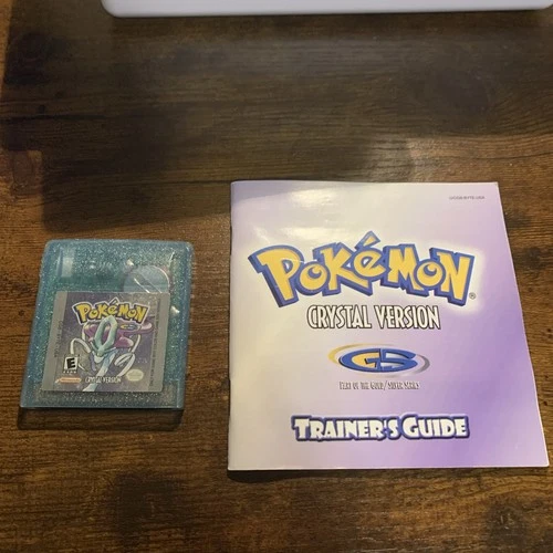 Pokemon: Crystal Version +manual (Game Boy Color, 2001) *DRY BATTERY* AUTHENTIC