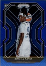 2021 Panini Prizm WNBA Prizms Blue #97 Rennia Davis /149 - BSK
