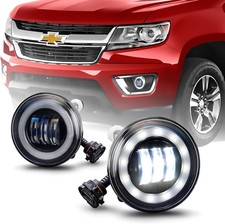 LED Fog Lights Compatible with Chevy Colorado Silverado Camaro Tahoe/Suburban Av