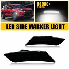 For Cadillac ATS/XT5 Chevy Blazer Smoked Lens White Marker Side Signal Light Y
