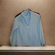 NIKE VINTAGE GRAY TAG WOMANS ATHLETIC POLYESTER LIGHT JACKET SIZE SMALL 4-6