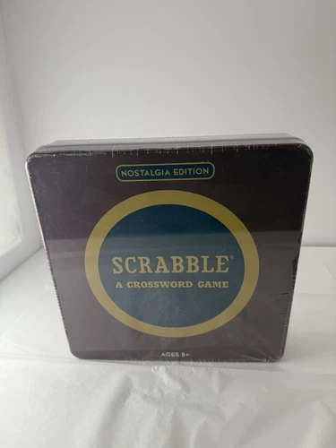 2012 SCRABBLE Nostalgia Edition Tin Vintage Classic Board Game Hasbro New
