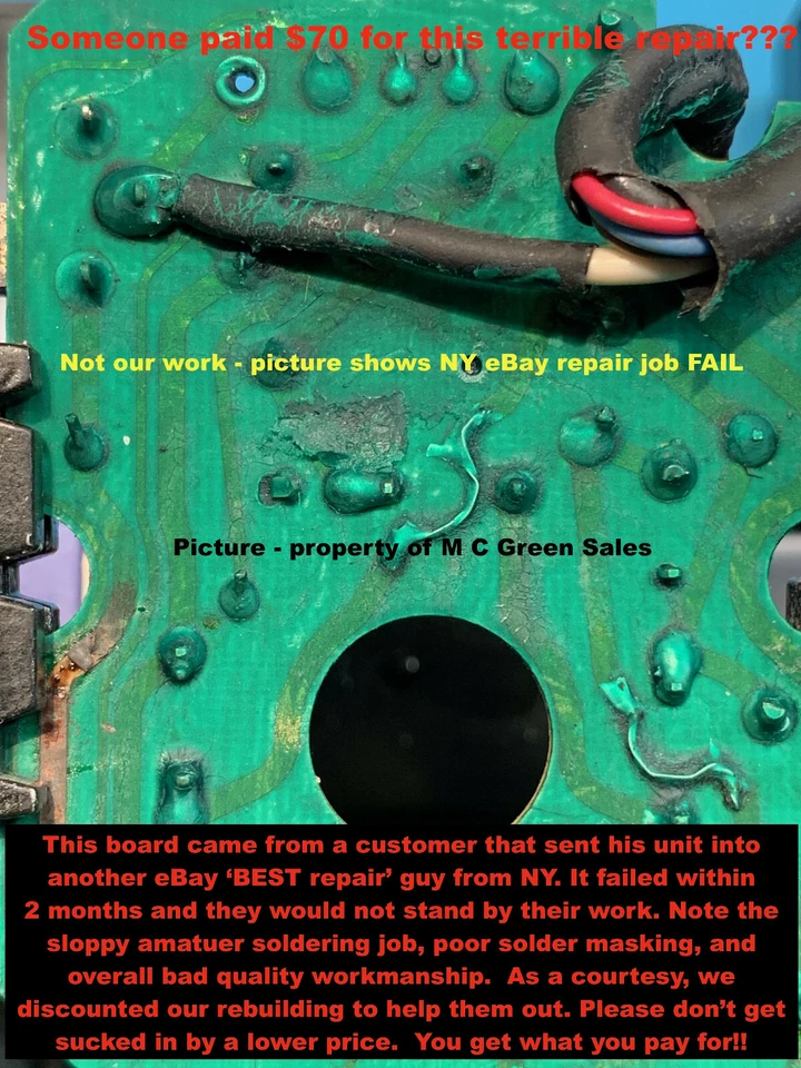 ¡RECONSTRUIR! CONTROLADOR QUITANIEVES FISHER WESTERN TABLA JOYSTICK SERVICIO NO REPARAR Foto 2 de 4