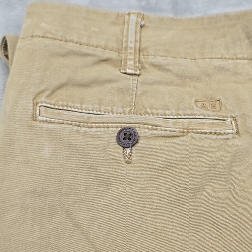 American Eagle Pants Mens 30x34 Athletic Chino Khaki Flex *31x30.5 - Picture 19 of 21