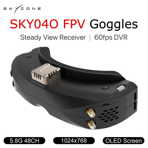 SKYZONE SKY04O FPV Goggles DVR 5.8G 48CH 1024x768 SteadyView Receiver FPV-Brille - Bild 3 von 24