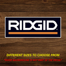 RIDGID TOOLS DECAL VINYL STICKER WINDOW CAR TOOLBOX LAPTOP