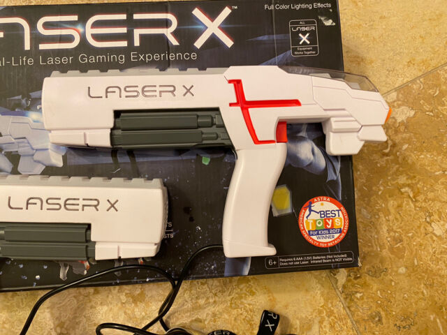 Laser X Double Morph Blasters Laser Tag 200' 2 Players! - Tested & Works Great | eBay