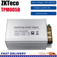 ZKTeco TPM005B 12V5A Inbio160/260/460 Door Lock Access Control Power Supply Unit