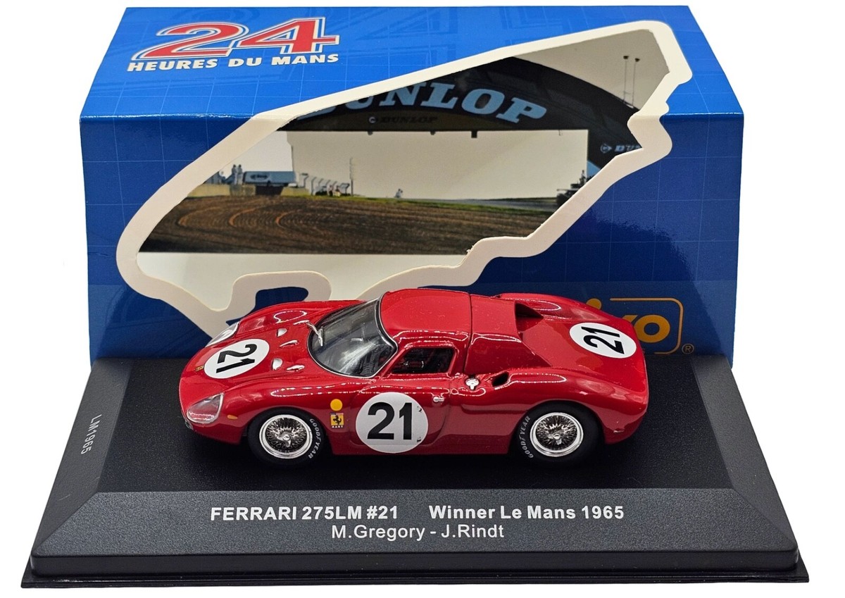 IXO LM1965 Ferrari 275LM #21 Winner Le Mans 1965 - Gregory