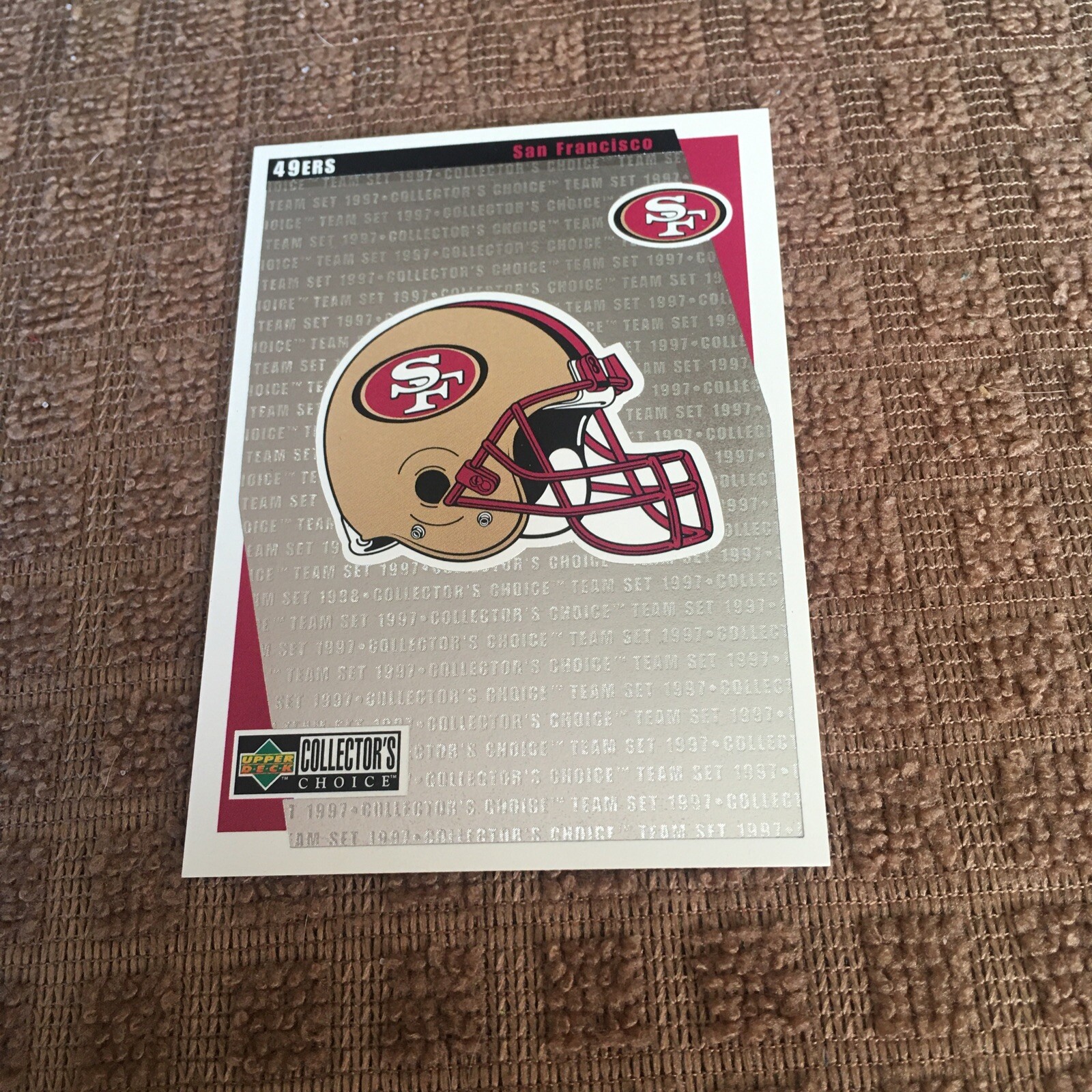 Checklist CL 1997  Collector's Choice San Francisco 49ers #SF14