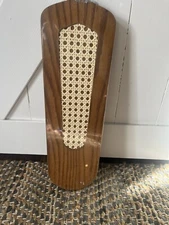 VINTAGE New In Wrap CEILING FAN BLADES REPLACEMENT WOOD GRAIN WICKER Set Of 4