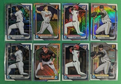 2024 Bowman Chrome & MEGA BOX 1st & Prospects & Rookies *Pick from List* U-Pick