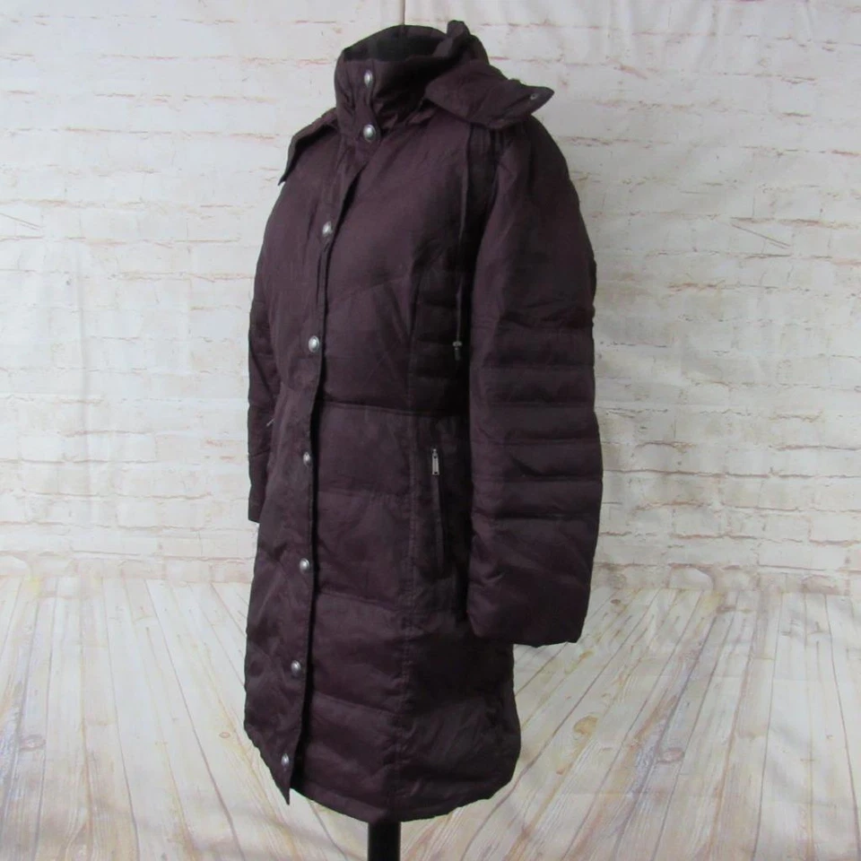 WOMENS LONDON FOG FEATHER DOWN HOODED JACKET 40/42 UK 14/16 REF (NC04205) - Image 4 of 4