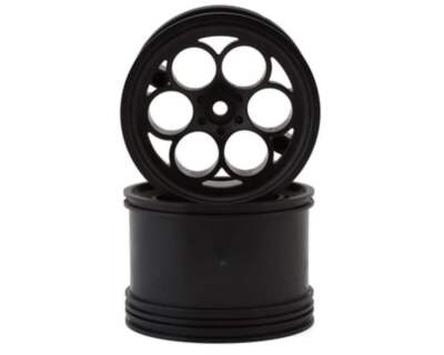 eXcelerate XCE0031LP Looper Drag Racing Rear Wheels (Black) (2) (Wide) w/12mm He