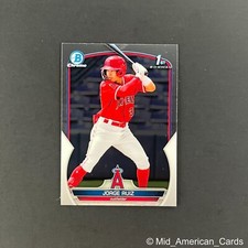 2023 Bowman Chrome Jorge Ruiz 1st Bowman #BCP-123 Angels