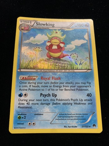Pokemon - Slowking - 21/122 - Holo Rare - XY - BREAKPoint - NM - Picture 2 of 3