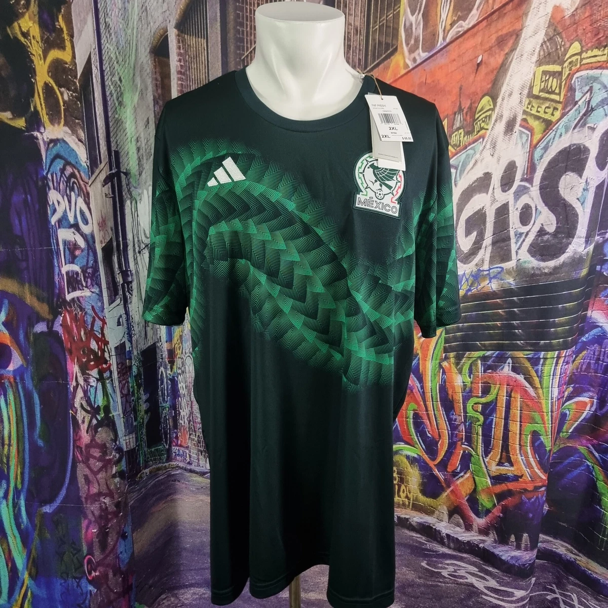 adidas mexico pre match jersey